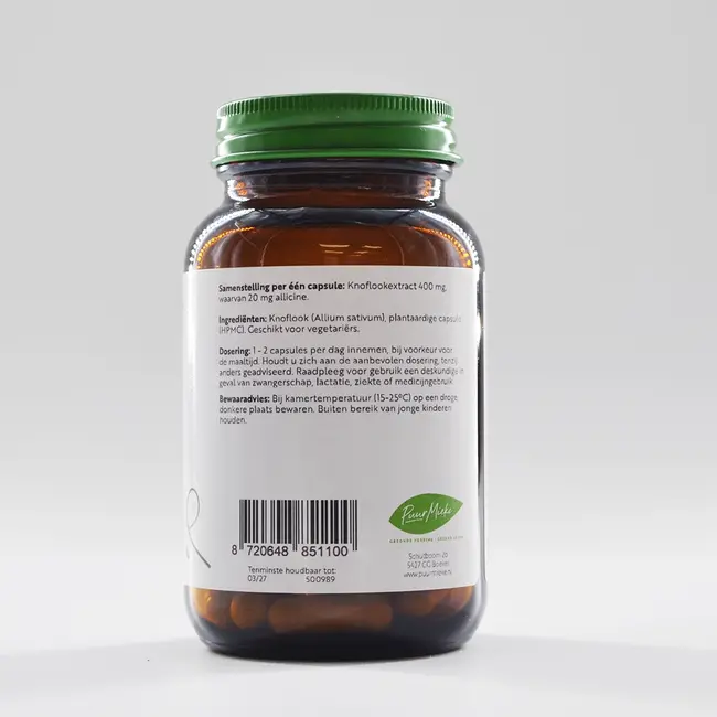 Knoflook met Allicine - 400mg - 60 caps