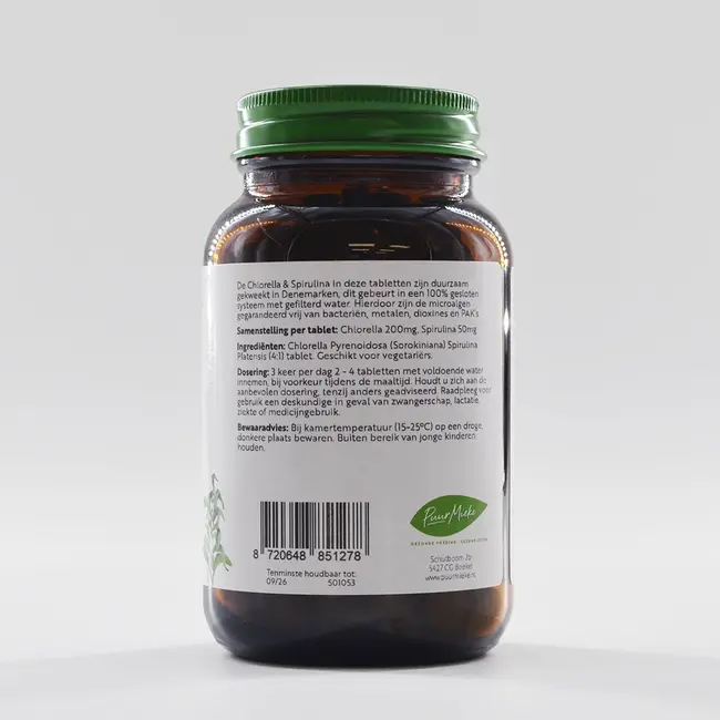 Chlorella & Spirulina - 250mg - 350 tabletjes