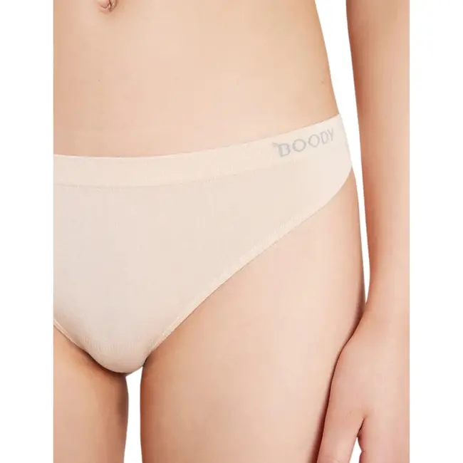 Bamboe G-string Dames - Nude