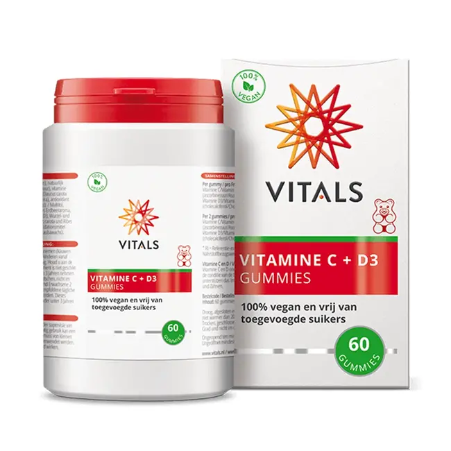 Vitamine C + D3 - 60 gummies
