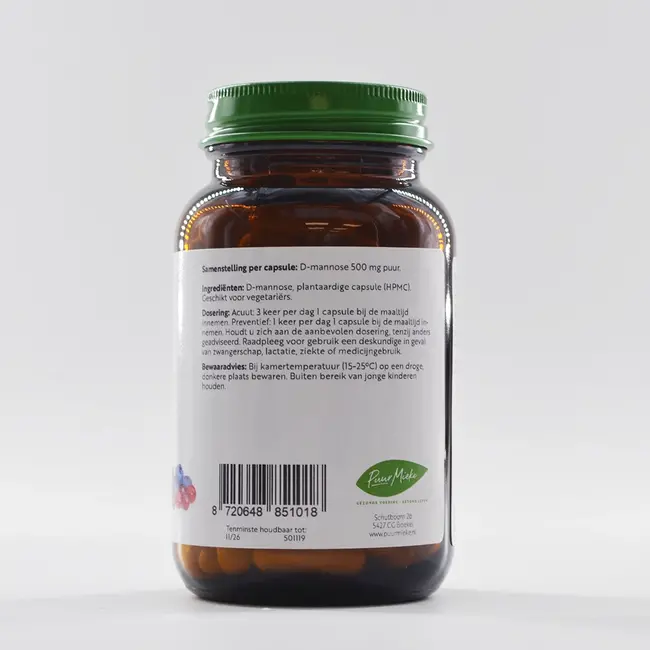 D-Mannose - 500mg - 90 caps