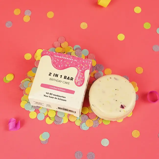 2-in-1 Bar Birthday Cake - 60g