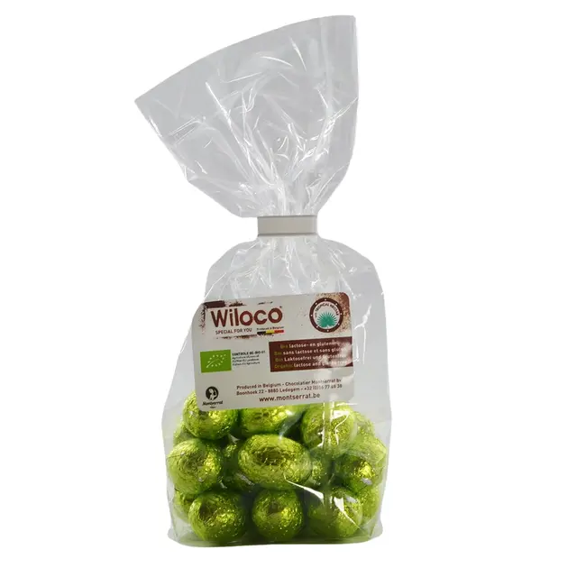 Paaseitjes Melk - Gevuld met praline - 150g - BIO