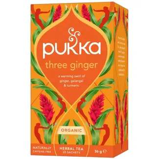 Pukka Three Ginger (gember) - kruidenthee - BIO