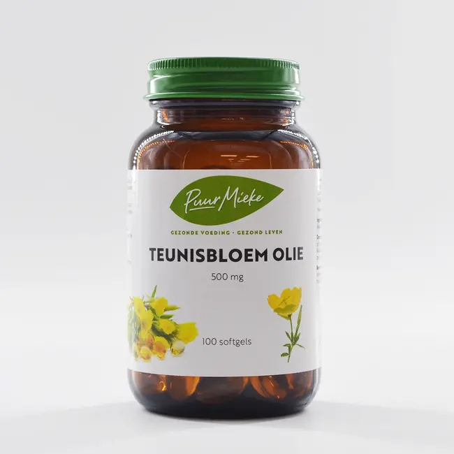 Teunisbloem olie - 500mg - 100 softgels