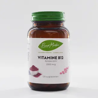 Puur Mieke Vitamine B12 - Actieve vorm - 2000mcg - 120 zuigtabletten