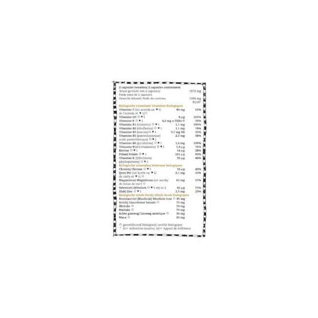 Stress & Energy Multi - 60vcaps - BIO  THT 18-10-2026