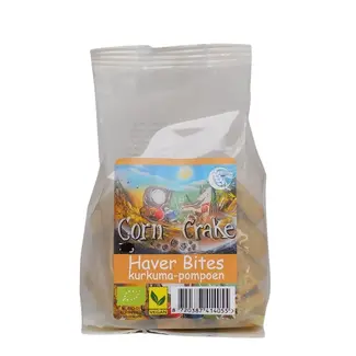 Corn Crake Haver Bites Kurkuma-Pompoen - 150g - BIO THT 07-09-2026