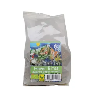 Corn Crake Haver Bites Zwarte Peper-Sesam - 150g - BIO