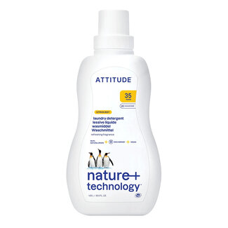 ATTITUDE Nature+ Laundry Detergent Citrus Zest - 1050ml