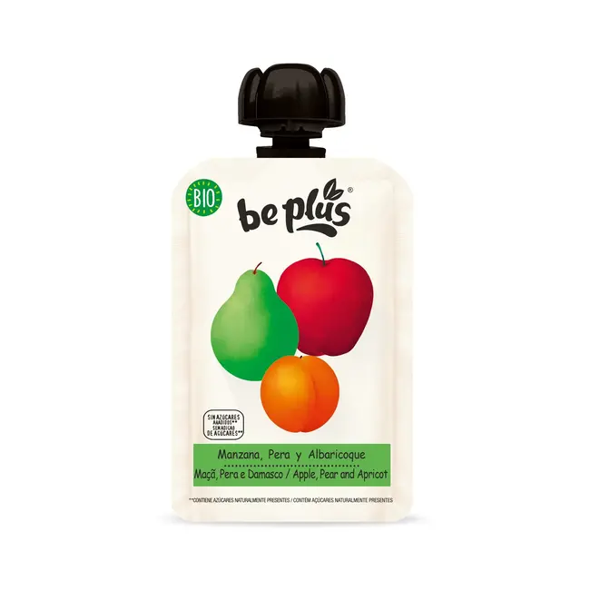 Knijpfruit Appel Peer Abrikoos - 100g - BIO