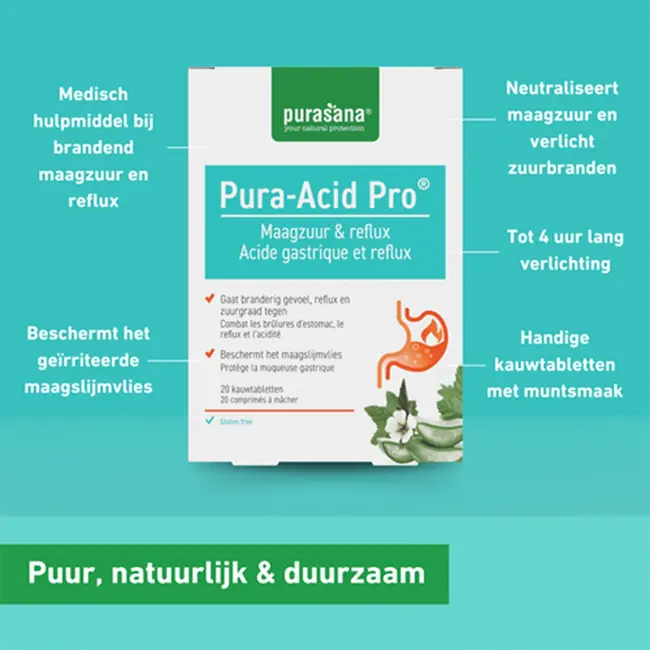 Pura-Acid Pro - 20 tabletten