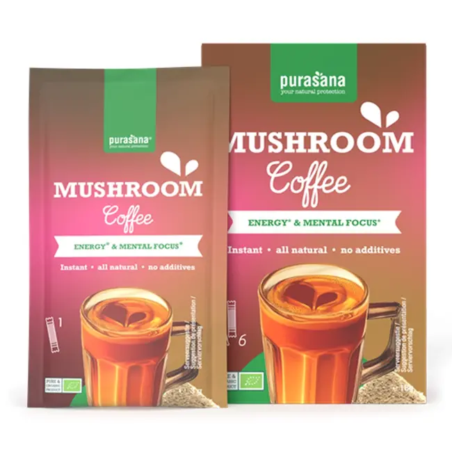 Instant Mushroom Koffie - 6 sticks - BIO