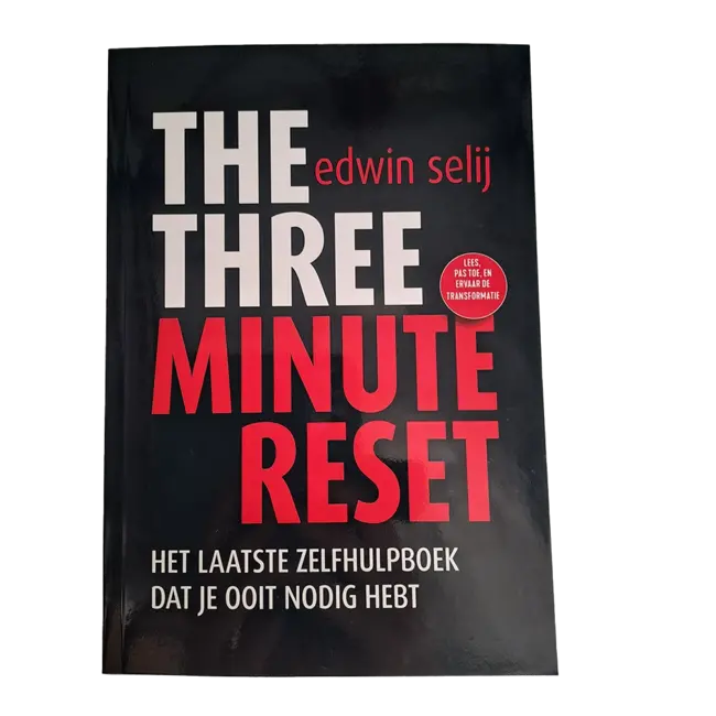 The Three Minute Reset – Zelfhulpboek over Angst & Onzekerheid