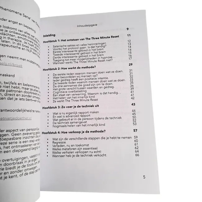 The Three Minute Reset – Zelfhulpboek over Angst & Onzekerheid