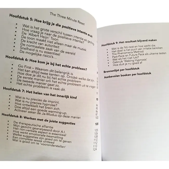 The Three Minute Reset – Zelfhulpboek over Angst & Onzekerheid