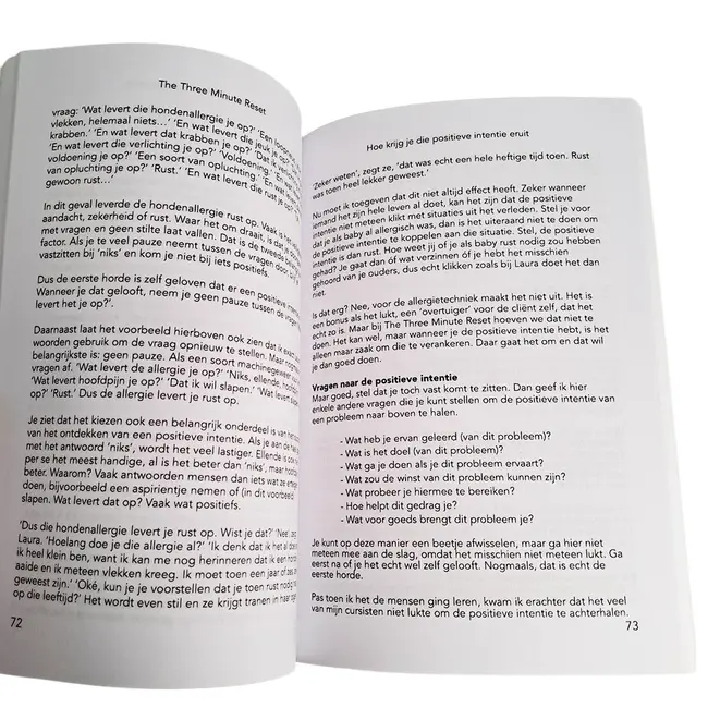 The Three Minute Reset – Zelfhulpboek over Angst & Onzekerheid