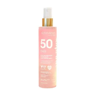 Alphanova Zonnebrandolie Pink Shimmer SPF50 - 125ml