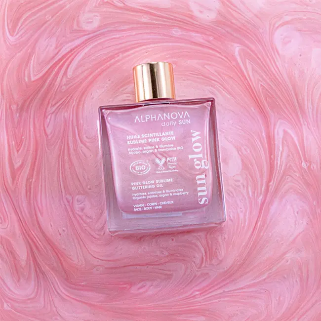 Pink Glow Glittering Oil - 50ml