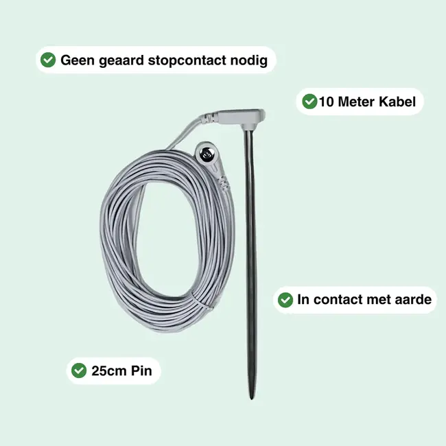 Aardingspin - 10 mtr