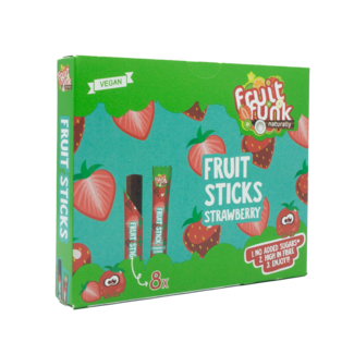 Fruitfunk Fruit sticks Aardbei (8st) - 80g