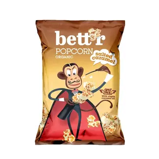 Bett'r Popcorn Salted Caramel - 60g - BIO  THT 04-07-2026