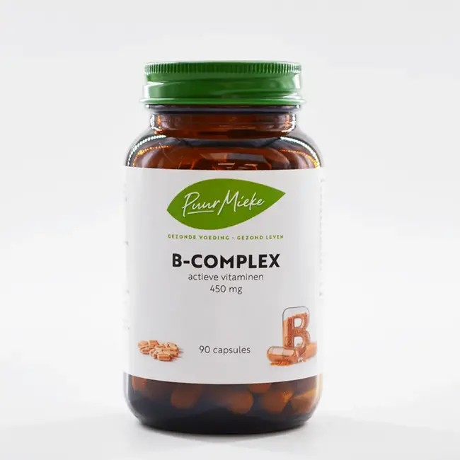 B-Complex - Actieve vitaminen - 450mg - 90 caps