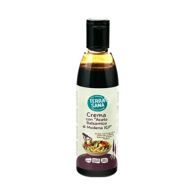 Zoetzure Creme met Balsamico azijn - 250 - ml - BIO