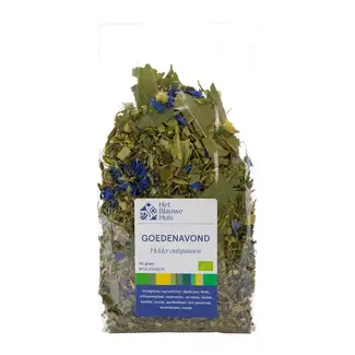 Het Blauwe Huis Kruidentheemengsel - Goedenavond 55g - BIO