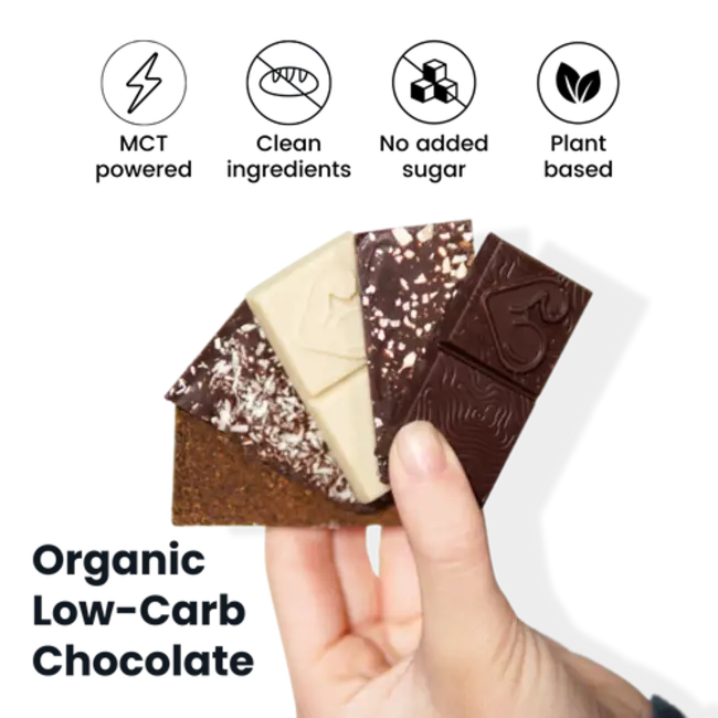 Chocolade met MCT Mix - 10x50g - BIO