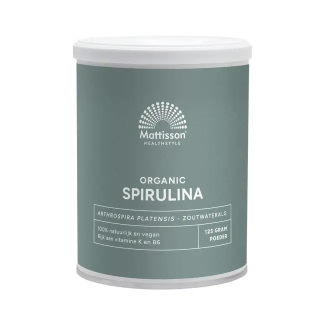 Spirulina Poeder - Arthrospira platensis - 125g - BIO