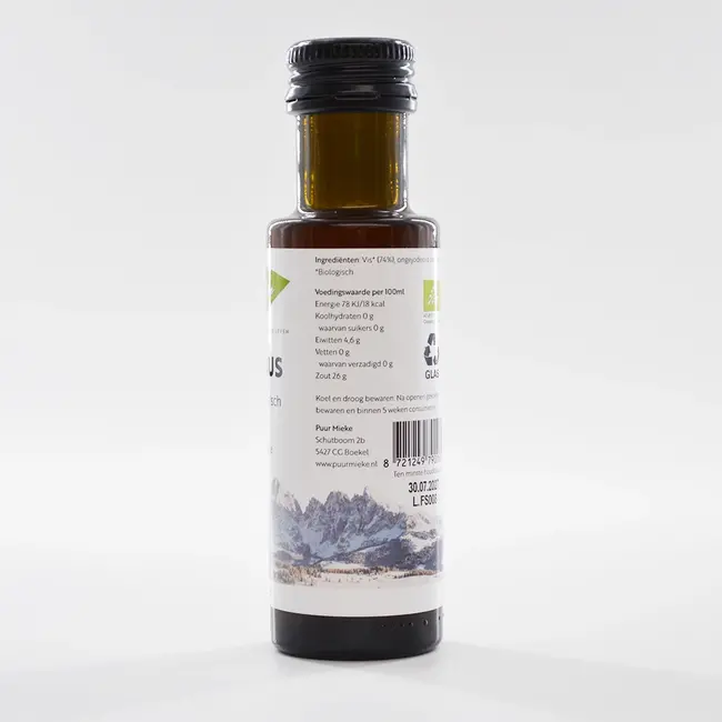 Vissaus - Umami smaak - Zonder toevoegingen - 100ml - BIO