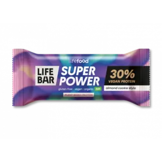 Lifefood Vegan eiwitreep - Amandel Cookie - 40 g - BIO