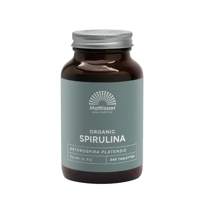 Spirulina - Arthrospira platensis - (240 tabletten) 500mg - BIO