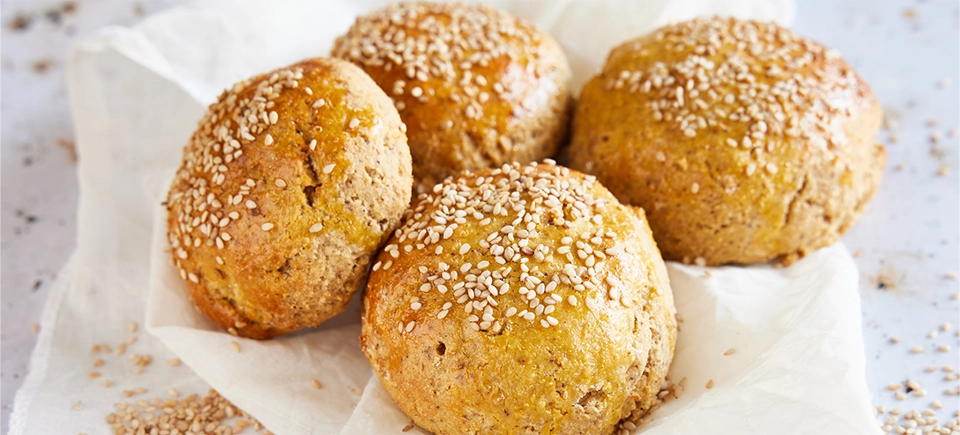 Glutenvrije sesambroodjes