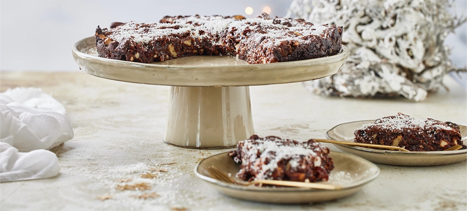 Kerstmenu: Panforte met kastanjemeel