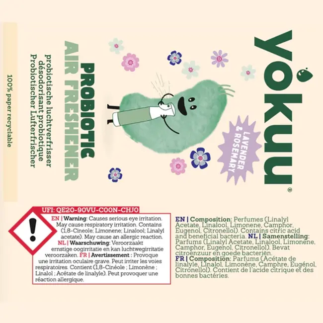 Luchtverfrisser Startkit - Sprayfles + 1 Parel