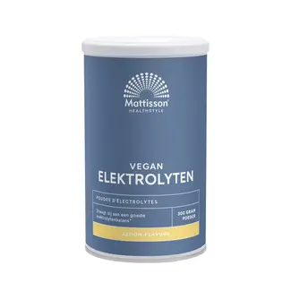 Mattisson Elektrolyten Poeder - Citroen - 300g