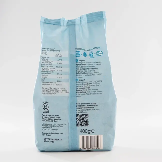 Power Pancake mix - 400g THT 15-08-2026