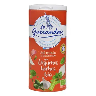 Le Guèrandais Keltisch Zeezout Kruiden en Groenten Fijn  - 250g