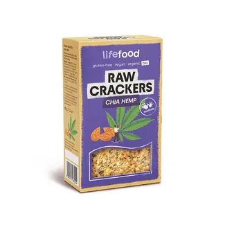 Lifefood Crackers Chia Hennep - 90g - BIO Lifefood Crackers Chia Hennep - 90g - BIO