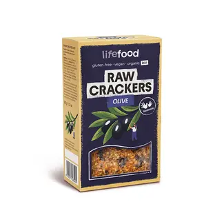 Lifefood Crackers Olijf - 90g - BIO