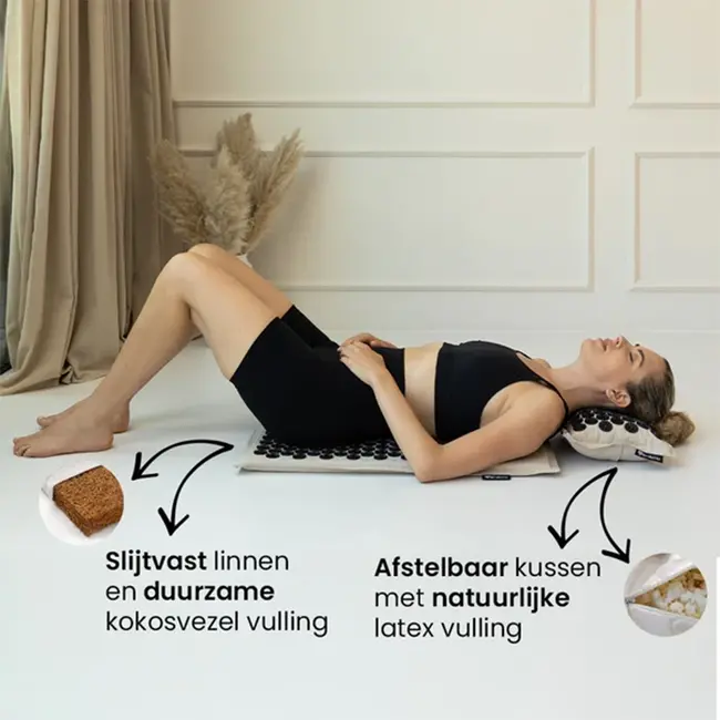 Spijkermat Set - 100% linnen