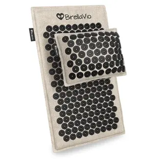 BrellaVio Spijkermat Set - 100% linnen