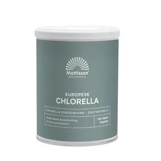 Mattisson Chlorella Poeder - Chlorella sorokiniana - 125g Mattisson Chlorella Poeder - Chlorella sorokiniana - 125g