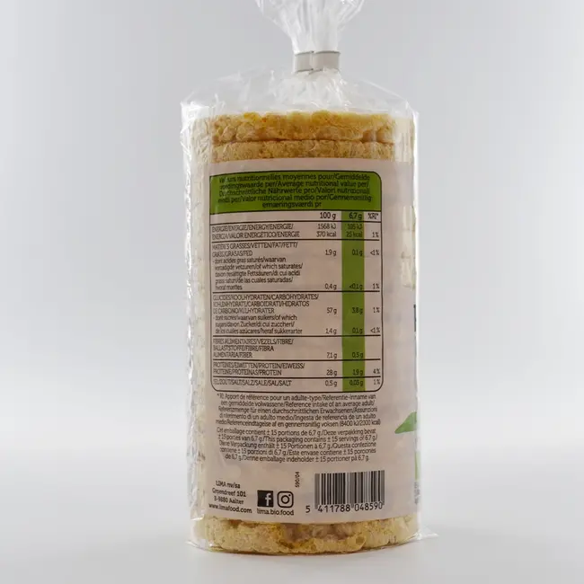 Linzen proteïne wafels - 100g - BIO