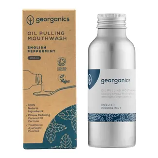 Georganics Oil Pulling Mondwater - Engelse Pepermunt - 100ml