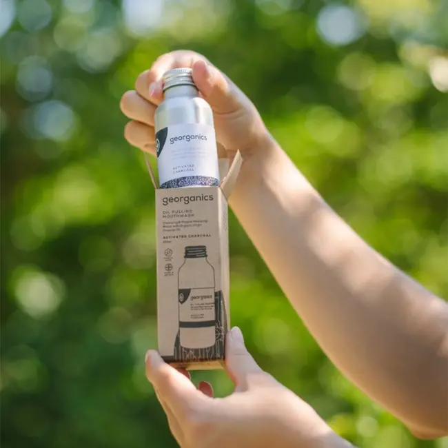 Oil Pulling Mondwater - Actieve Kool - 100ml