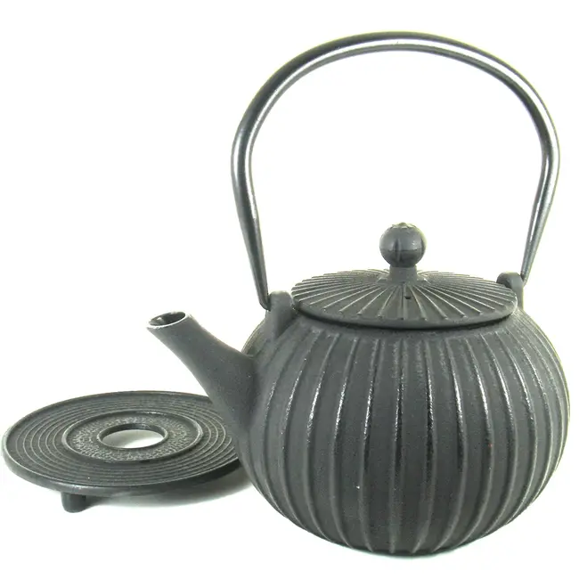 Theepot Gietijzer Zwart