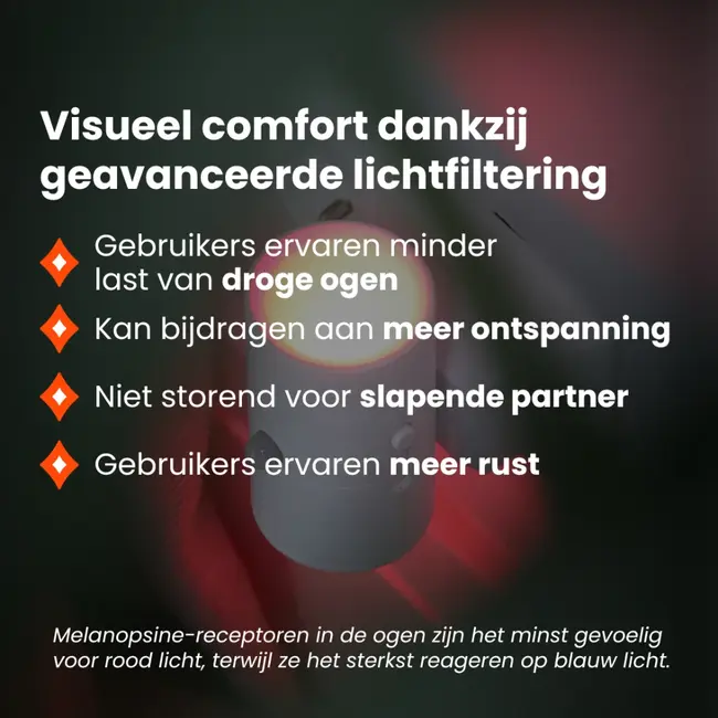 Rood Licht Sensorlamp